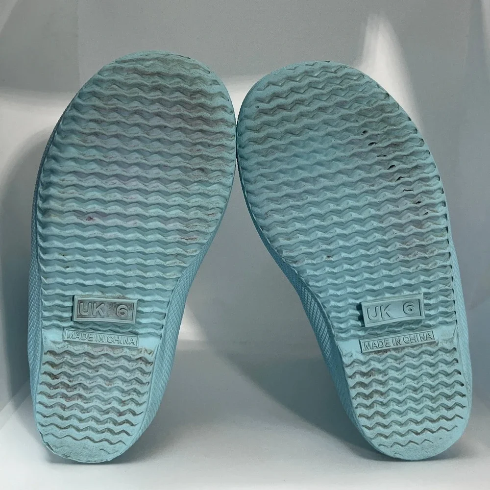 Hunter Kids First Classic Rain Boots Sky Blue Rubber Size 7 Toddler 8 Toddler